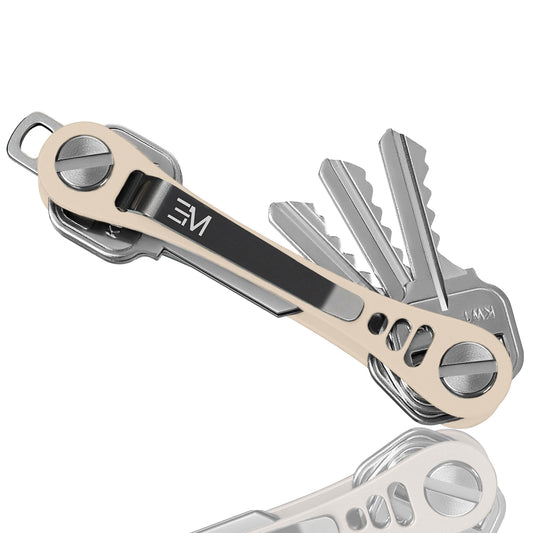 EM Compact Key Holder - Matte Beige