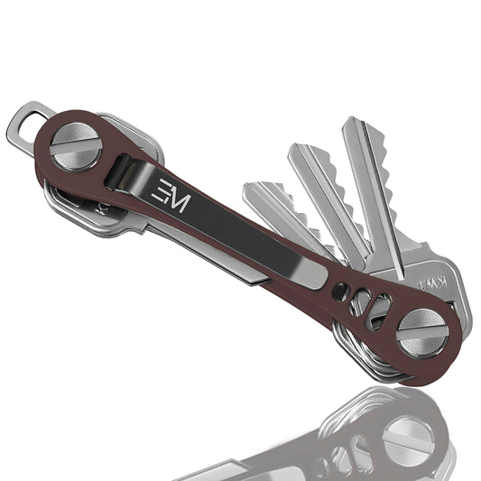EM Compact Key Holder - Matte Brown