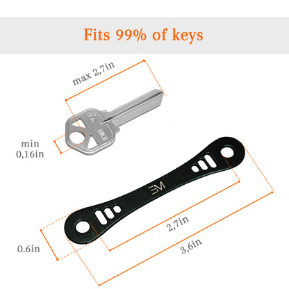 EM Compact Key Holder - Black